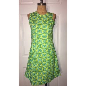 Butterfly 60s Style Box Dress | Size: XS